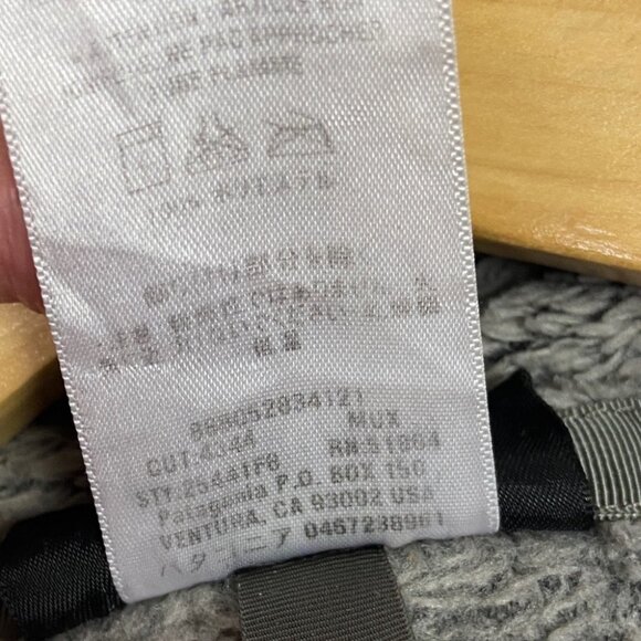 Patagonia Synchilla T Snap Fleece Pullover Sweater Grey Brown Size Small Hiking - Picture 9 of 10